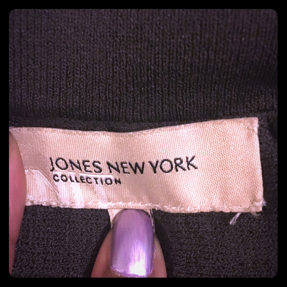 Jones New York stretch pencil skirt (slate gray)